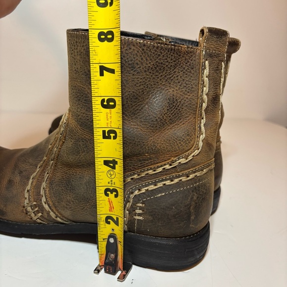 Bed Stu boots Revolution Men’s Size 12 Brown Chelsea Leather Stitched Boots - Picture 9 of 10